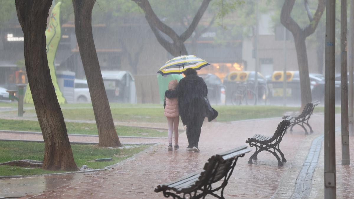 El temporal deja lluvias torrenciales en Castellón