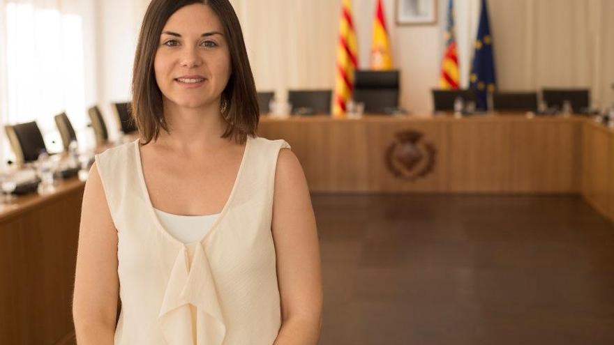 Maria Dolores Parra, en el Ayuntamiento de Vila-real.