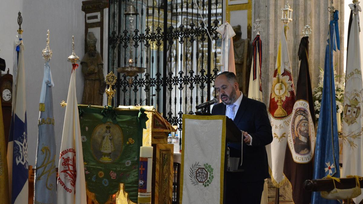 Rafael Ángel Gómez pregona las Glorias de Aguilar de la Frontera.
