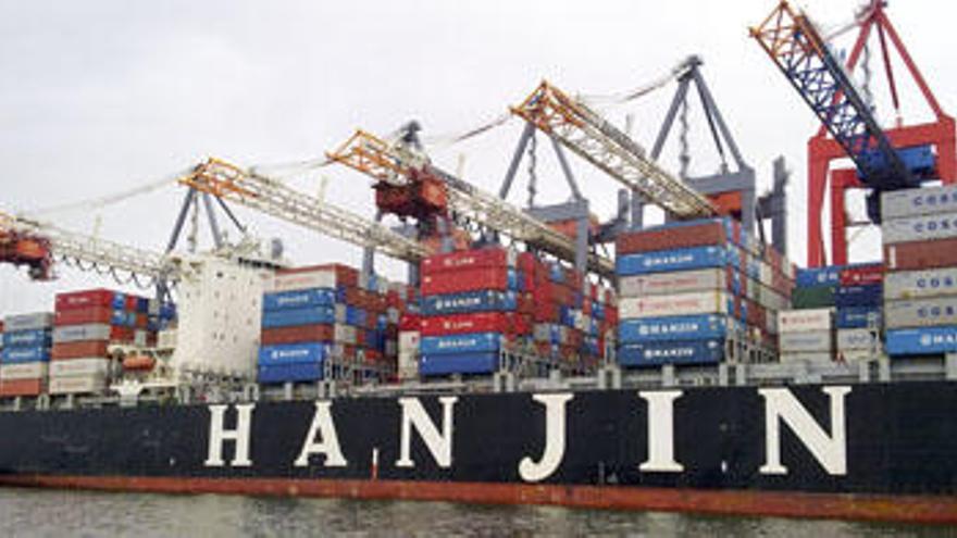 Hanjin adeuda un millón a Noatum y bloquea cargas de alimentos y bazares chinos