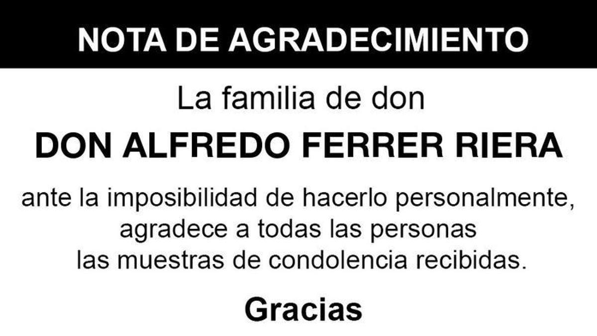 Nota Alfredo Ferrer Riera