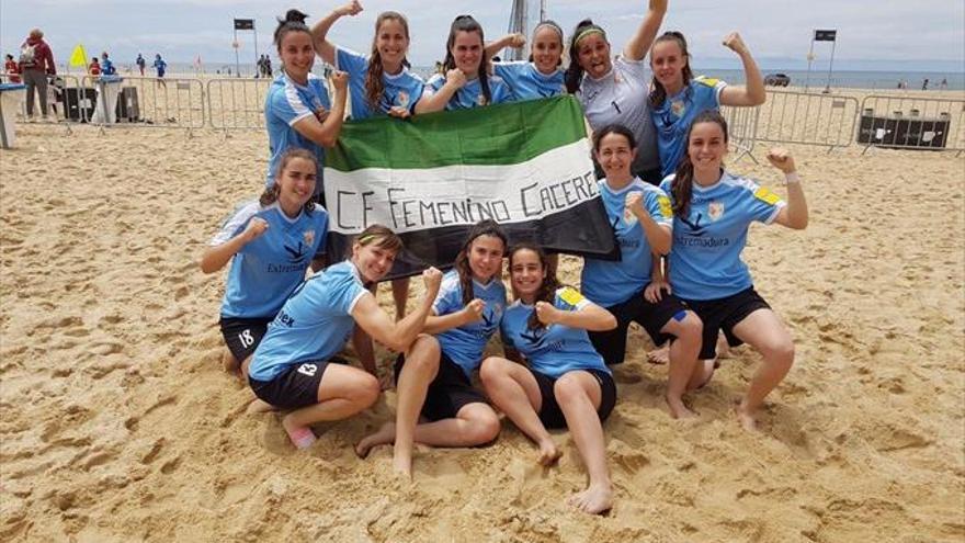 El Femenino Cáceres alcanza los cuartos de la Eurowinners cup