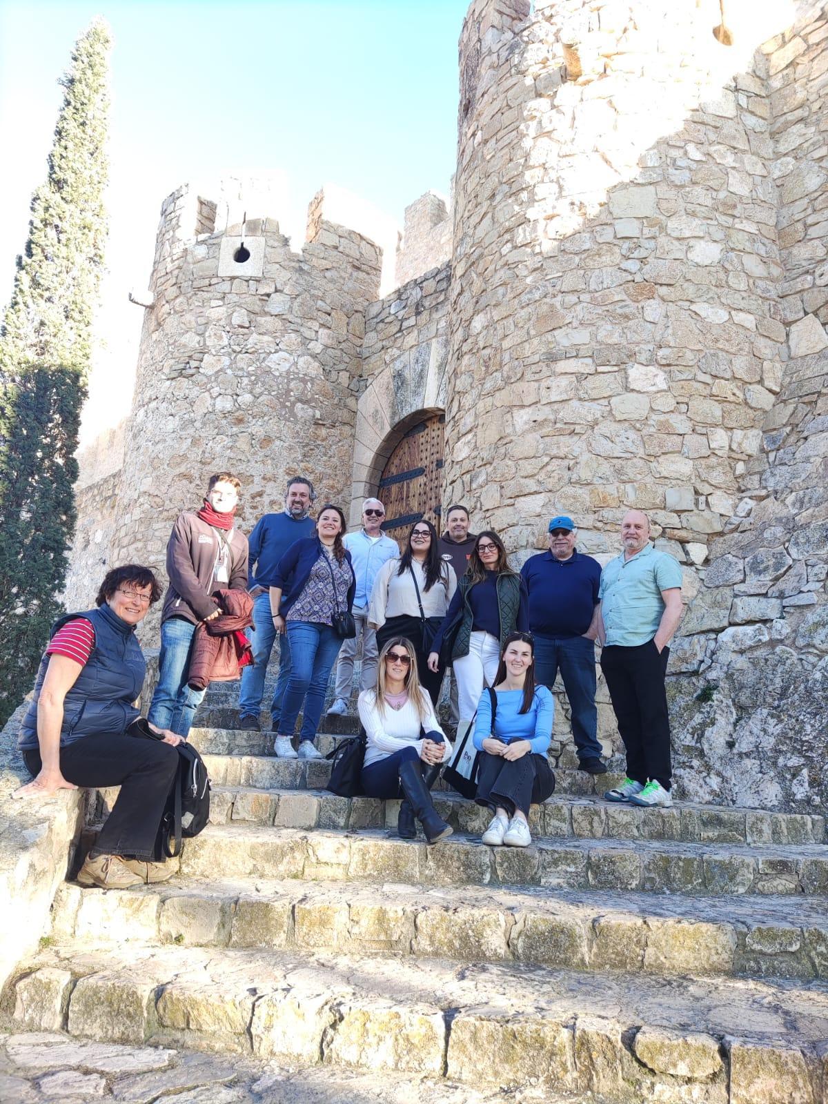 La delegación en el Castillo de Villena