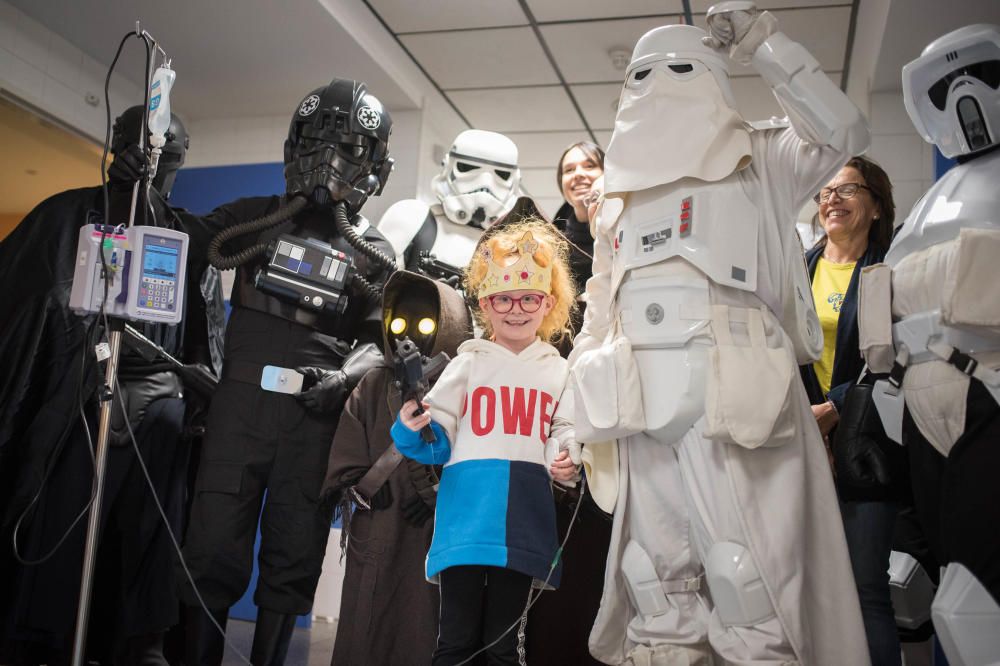 Los personajes de Star Wars visitan La Candelaria