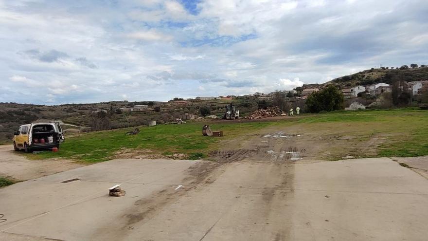 Comienzan las obras del aparcamiento en la Ronda de Fermoselle
