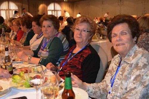 Almuerzo de la asociacion de viudas en Murcia