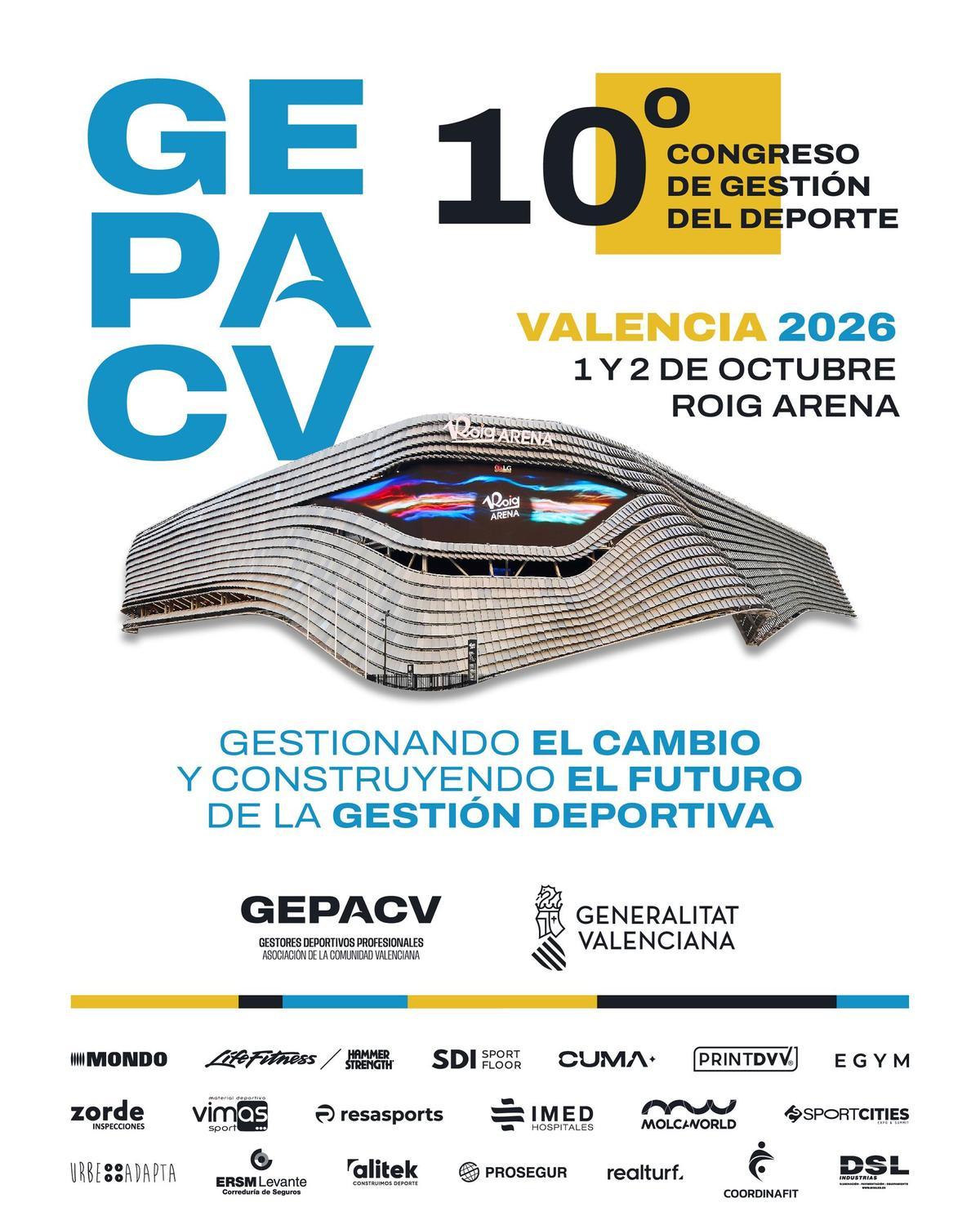 Cartel del 10º congreso de GEPACV.