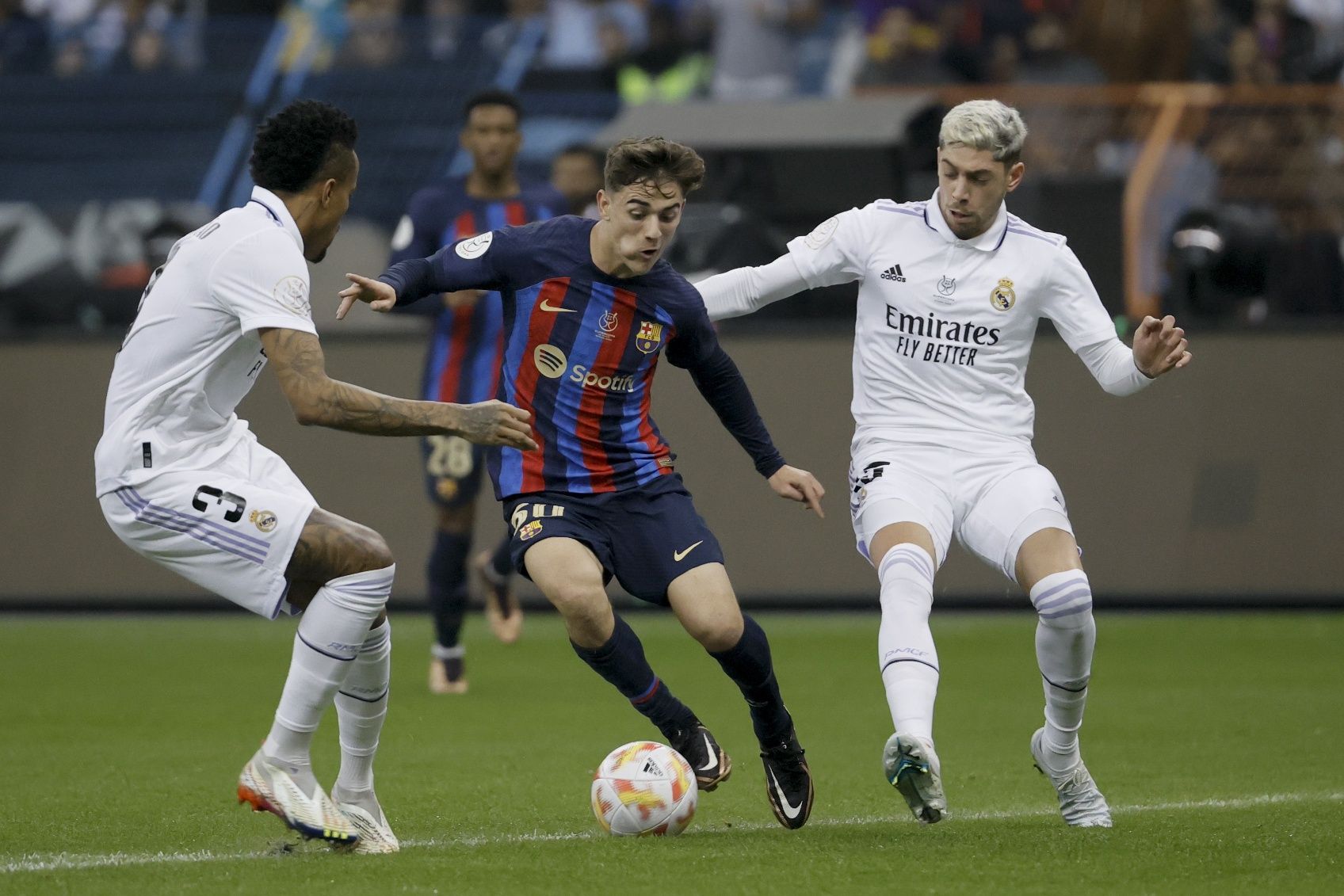 Les millors imatges de la final de la supercopa entre el Madrid i el Barça