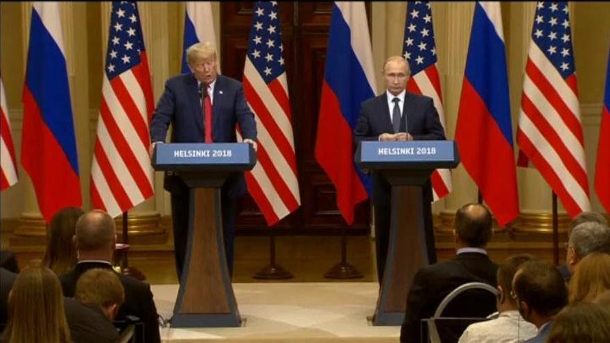 Trump y Putin dan por concluida la 'Guerra Fría' entre EEUU y Rusia