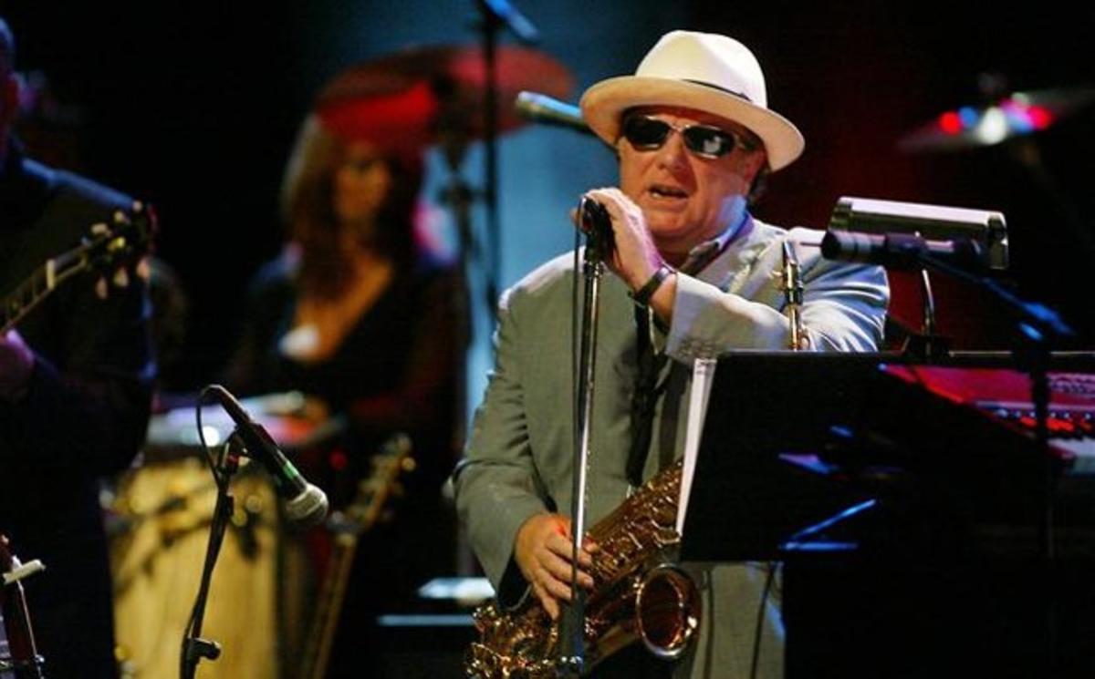 Van Morrison, durante su actuación en el Liceu, en Barcelona, en el 2005.