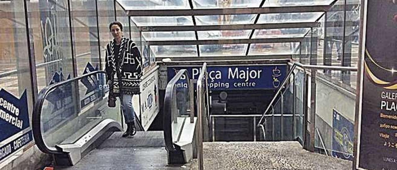 Las escaleras mecÃ¡nicas de la plaza Major funcionan.