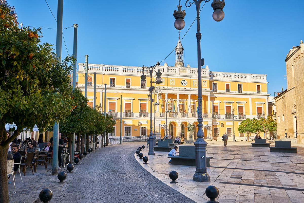 Plaza de España, Badajoz.