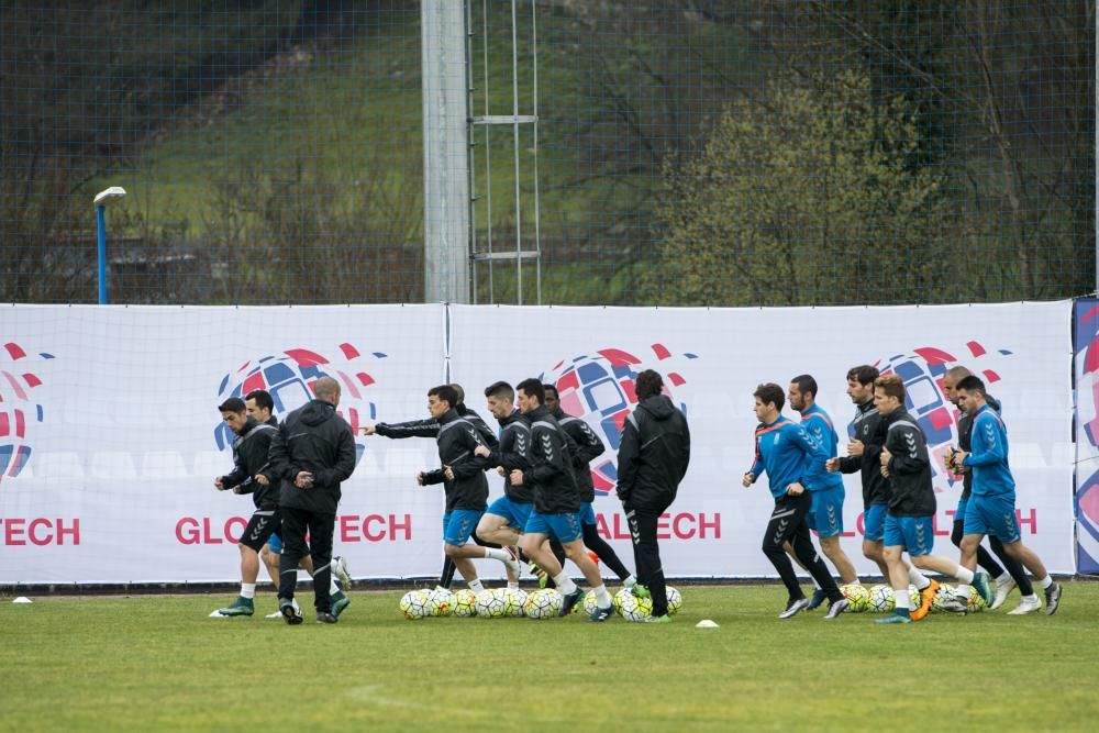 Entrenamiento del Real Oviedo