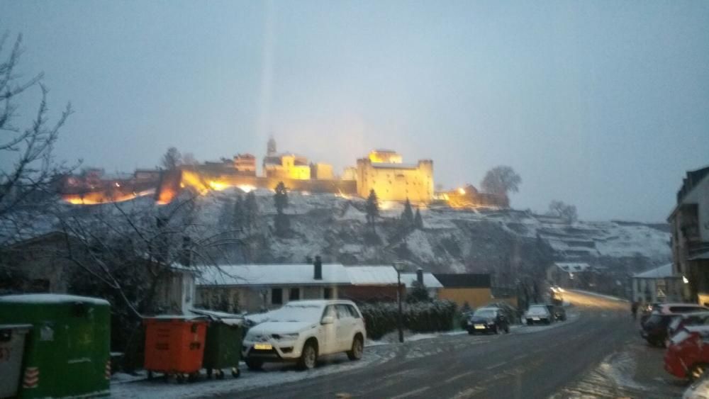 Sanabria, en blanco por la nieve