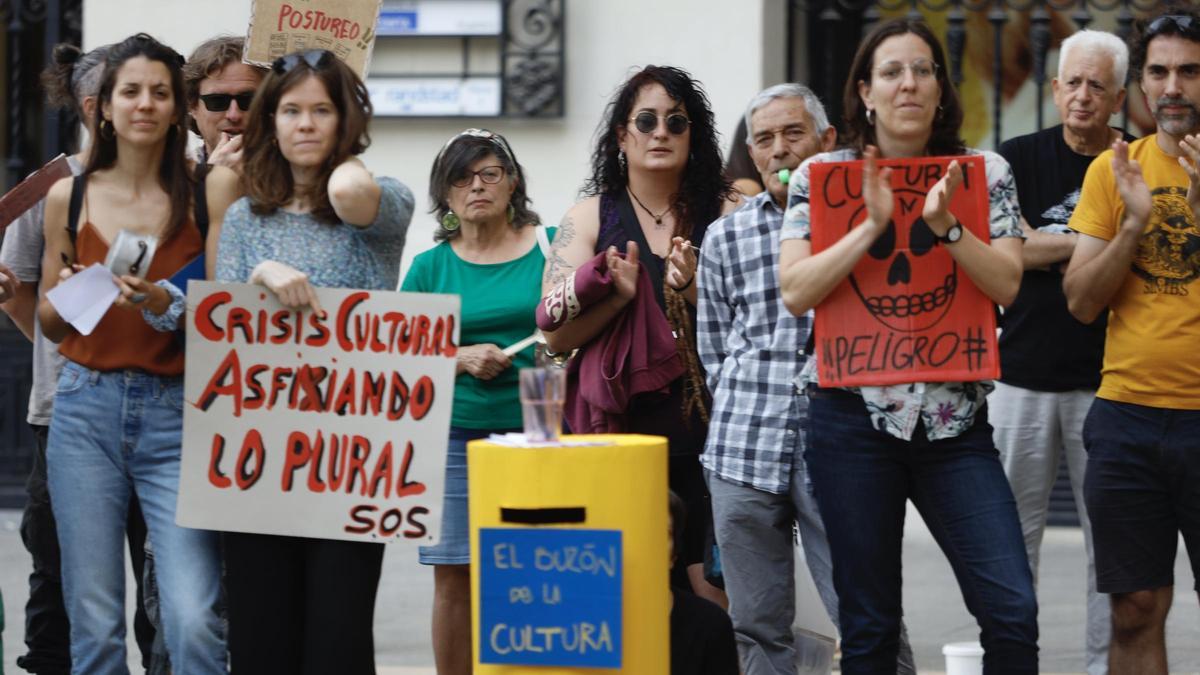Protesta cultural | La cultura vuelve a la calle para denunciar los ...