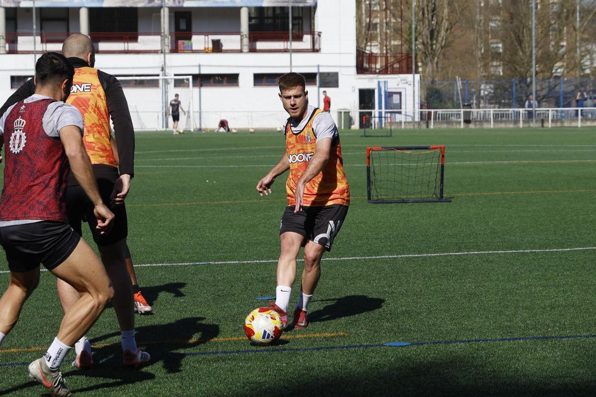 Cayarga, durante un entrenamiento en La Toba.