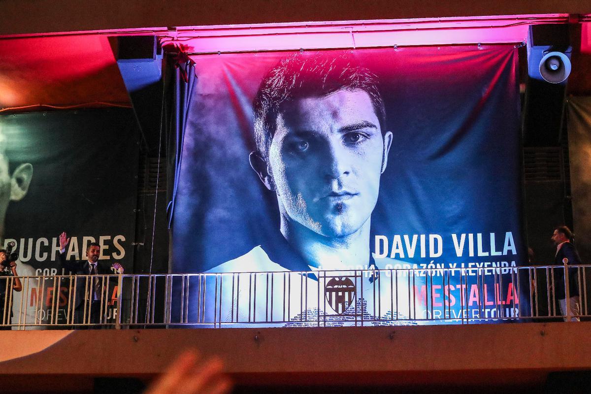 Así ha sido el homenaje de Mestalla al Guaje Villa