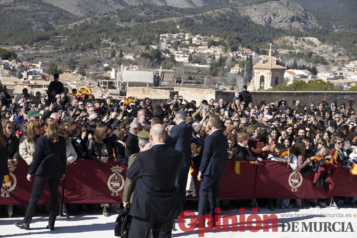 Visita de los reyes de España a Caravaca (explanada de la Basílica)