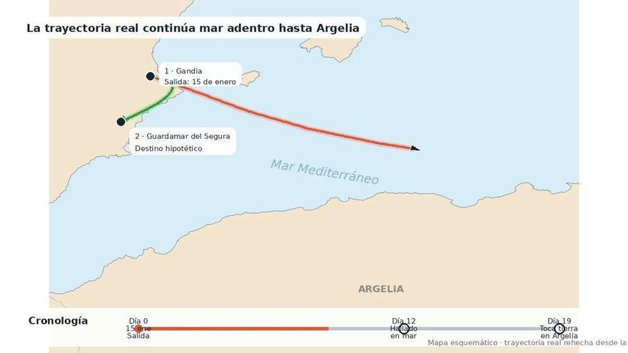 La odisea de Aureliano, que estuvo doce días a la deriva tras zarpar de Gandia