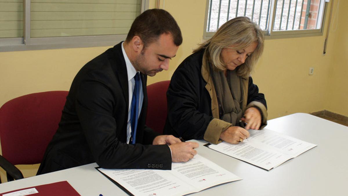 Terrassa y Sant Quirze firman un convenio para mejorar juntos el barrio de Les Fonts