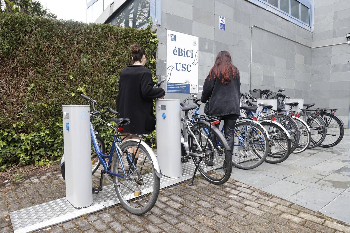 Servicio de préstamo de bicicletas de la Universidade de Santiago