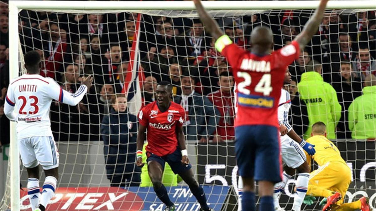 El Lille se impuso en casa ante el Lyon