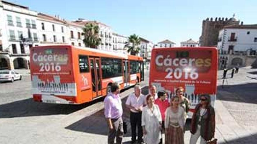 Cáceres refuerza su candidatura a la capitalidad cultural estrenando imagen