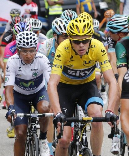 Riblon gana en Alpe d'Huez, Froome se consolida y Quintana ya es tercero.