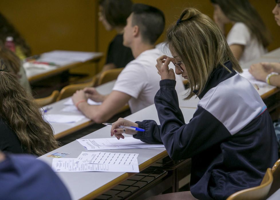 En la Universidad de Alicante se han examinado 3.494 estudiantes.