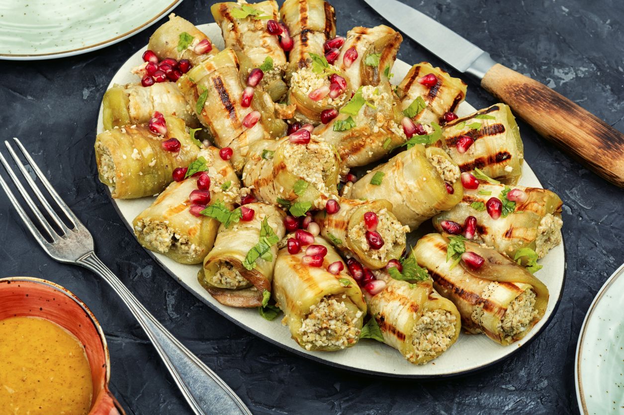 Uno de los entrantes más representativos de la cocina georgiana es el badrijani.