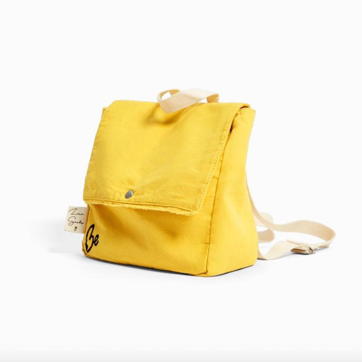 Bolsos capricho de Zara Kids: mochila amarilla