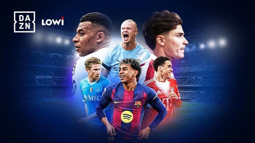 Lowi integra todo el fútbol y deportes de DAZN desde hoy en su oferta