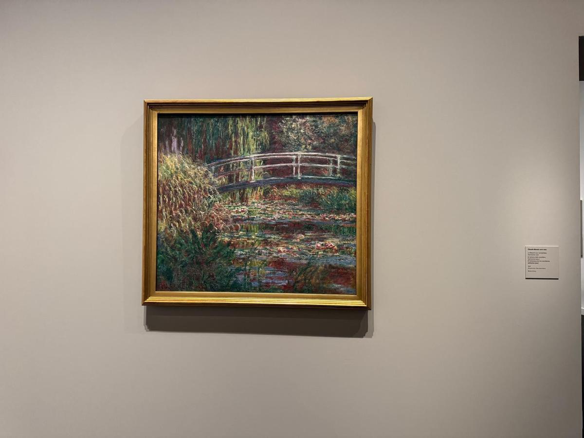 ‘Le bassin aux nymphéas, harmonie rose’ (“El estanque de los nenúfares, armonía rosa”) de Monet, cedida por el Musée d’Orsay.