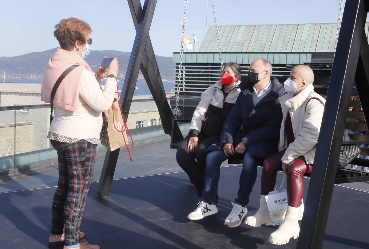 Vigo también tiene su selfie-columpio con vistas
