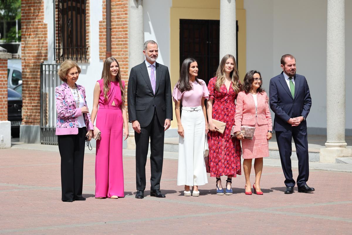 La infanta Sofía recibe la confirmación