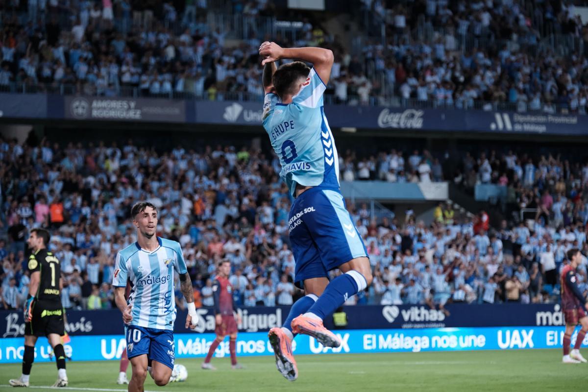 Málaga CF - Deportivo La Coruña en La Rosaleda