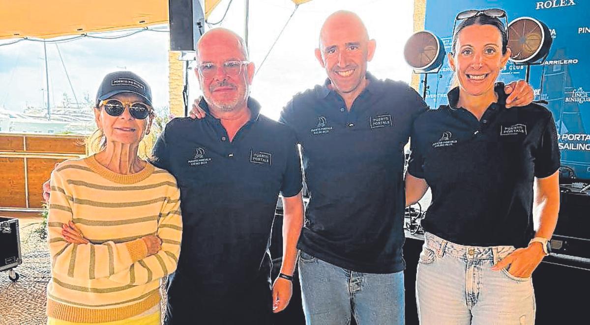 Encarna Delgado, Pedro Gallo, Antonio Sánchez y Carmen Munar