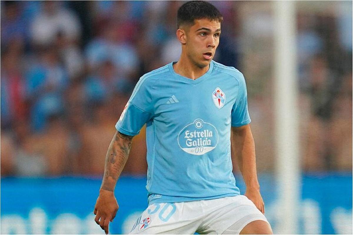 Hugo Sotelo, jugador del RC Celta de Vigo