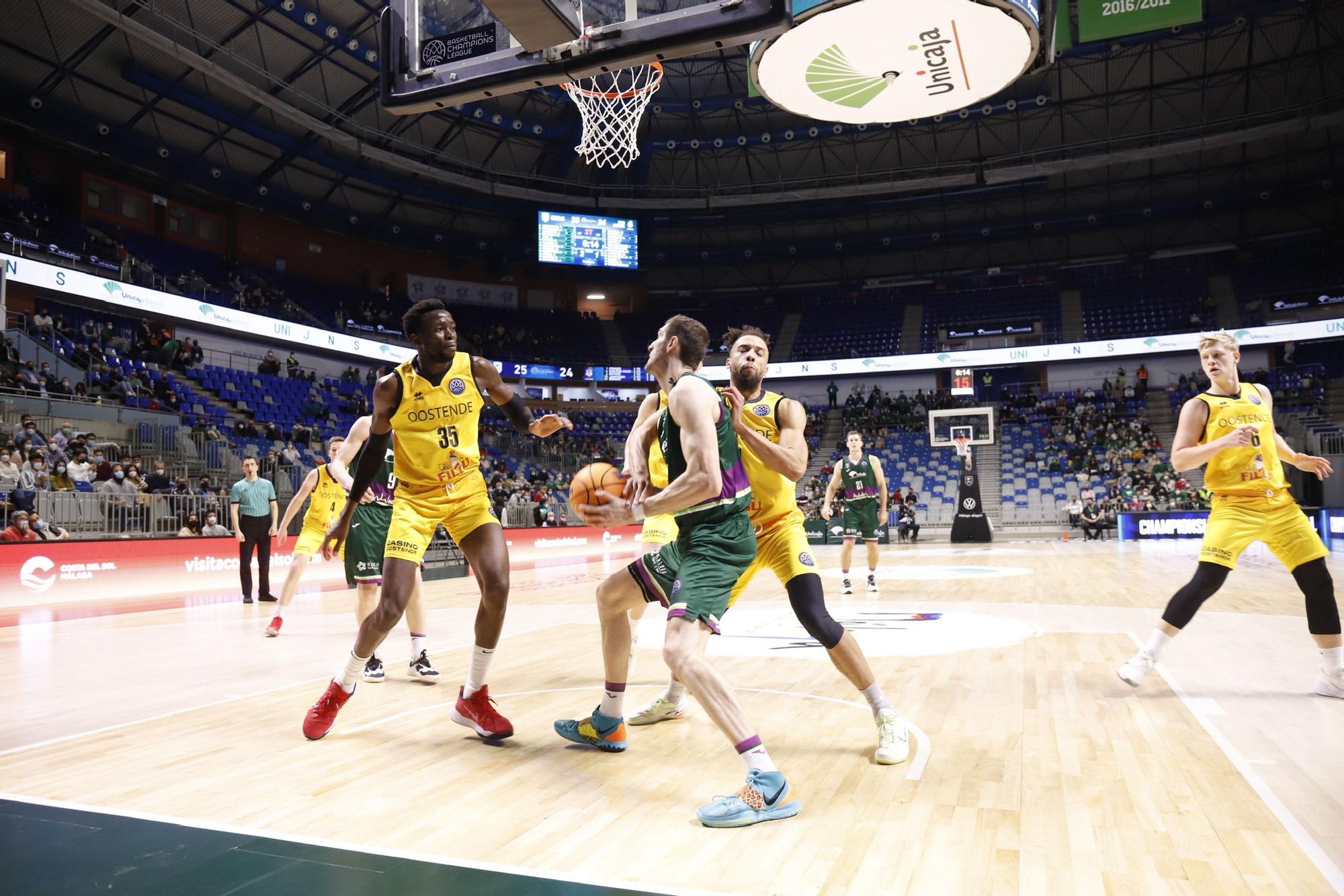 Las imágenes del Unicaja - Filou Oostende de la BCL