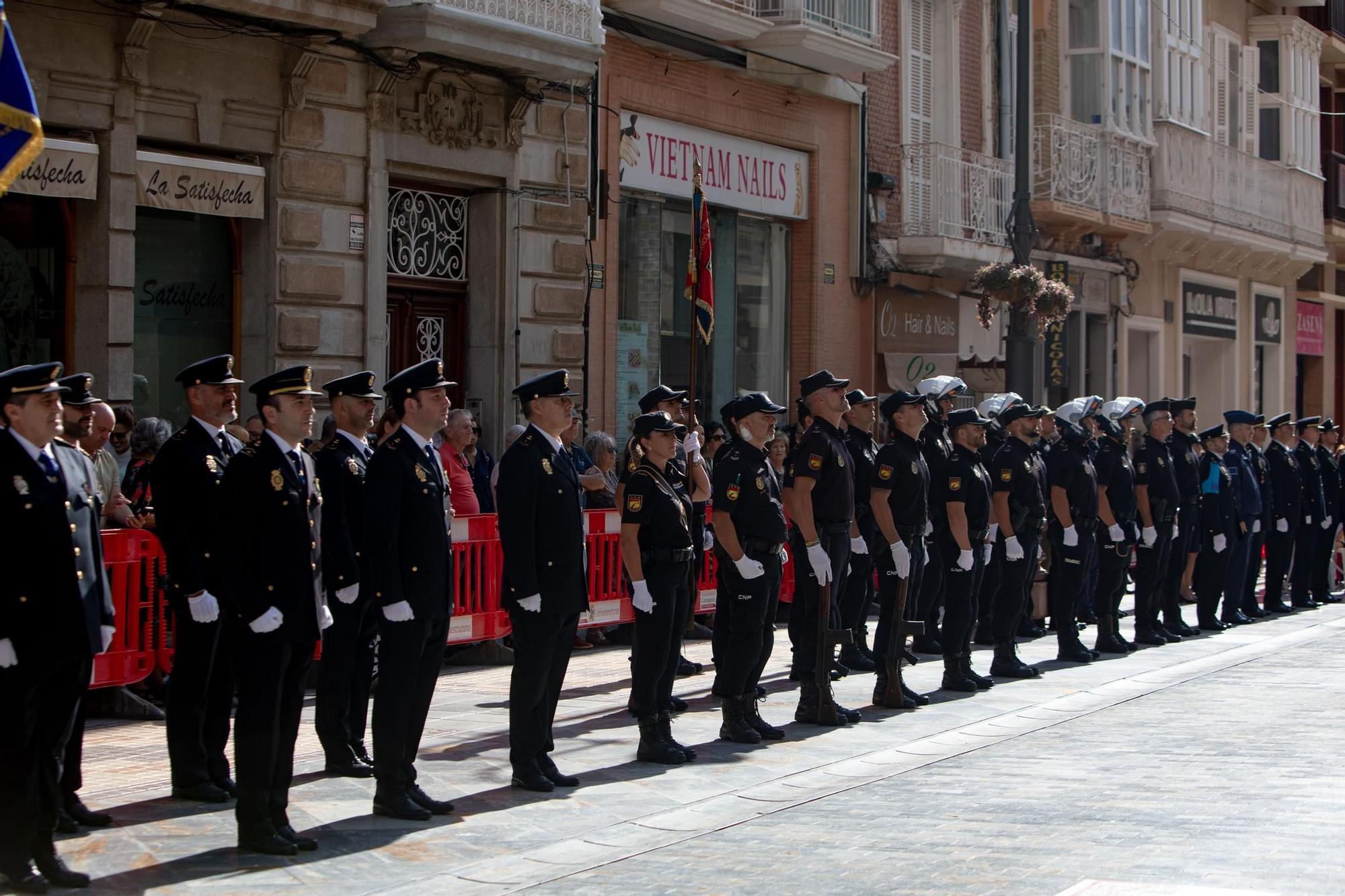 La Policía conmemora en Cartagena el día de los Ángeles Custodios