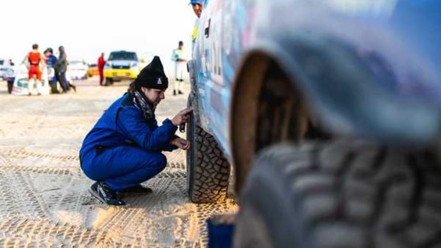 Sonia Ledesma supera otra dura jornada en el Dakar: «Estamos listos para el último empujón»