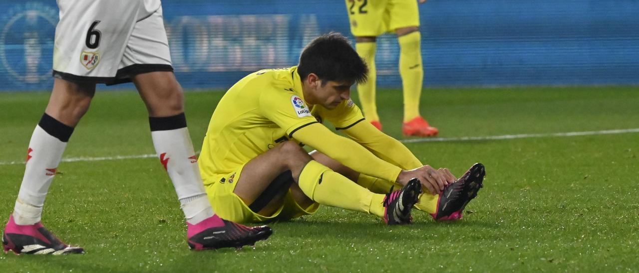Gerard Moreno tuvo en el descuento el empate para el Villarreal y terminó hundido.