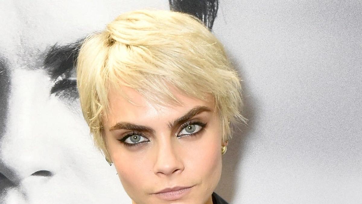 Cara Delevingne en un evento publicitario en Nueva York