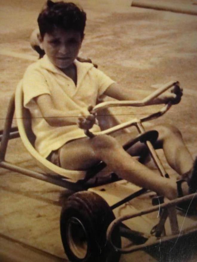 José Manuel, en una imagen de su infancia.