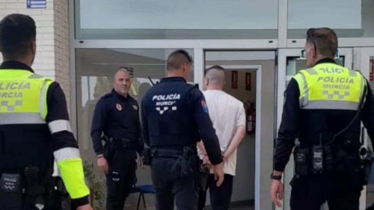 F.M.L., detenido por la Policía Local de Murcia tras huir de un control y atropellar a un agente en moto.