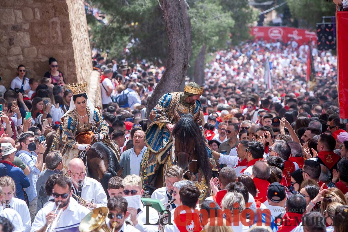 Moros y Cristianos en la mañana del día dos en Caravaca