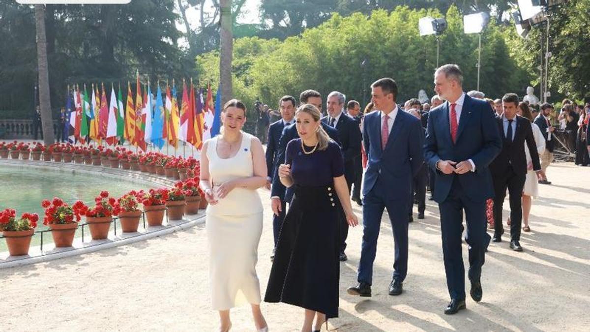 Pedro Sánchez y Felipe VI, en la última conferencia de presidentes.