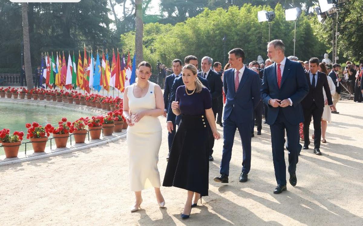 Pedro Sánchez y Felipe VI, en la última conferencia de presidentes.