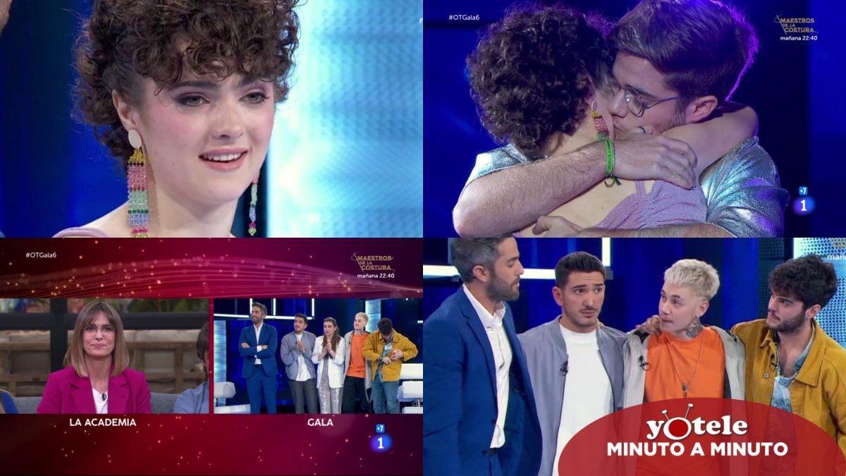 Algunos de los momentazos de la gala 6 de 'OT 2020'