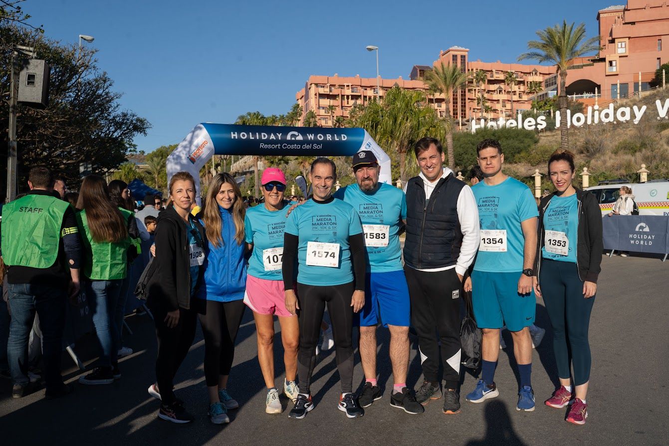 Una imagen de la VIII Carrera Litoral de Benalmádena.